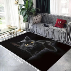 Cat Print Absorbent Floor Mat Non Slip Carpet