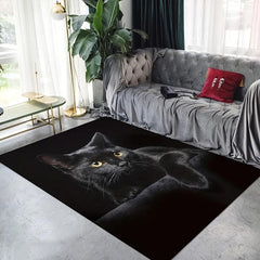 Cat Print Absorbent Floor Mat Non Slip Carpet
