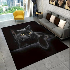 Cat Print Absorbent Floor Mat Non Slip Carpet