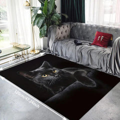 Cat Print Absorbent Floor Mat Non Slip Carpet