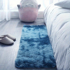 Fluffy Soft Plush Area Rugs For Girls Bedroom Tie Dyed Shaggy Rugs