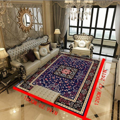 Vintage Floral Area Rug Traditional Soft Carpet for High Traffic Areas