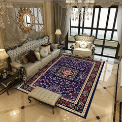 Vintage Floral Area Rug Traditional Soft Carpet for High Traffic Areas