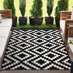 Modern Geometric Area Rug for Living Room Bedroom