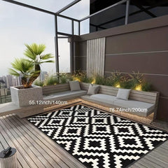 Modern Geometric Area Rug for Living Room Bedroom