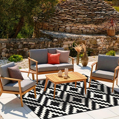 Modern Geometric Area Rug for Living Room Bedroom