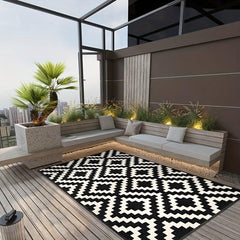 Modern Geometric Area Rug for Living Room Bedroom