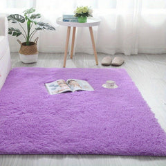 1pc Soft Plush Shag Area Rugs For Living Room Fluffy Shaggy Floor Carpet
