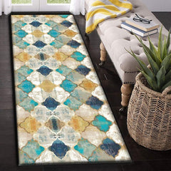 Colorful Abstract Living Room Rug