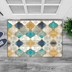 Colorful Abstract Living Room Rug