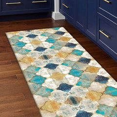 Colorful Abstract Living Room Rug