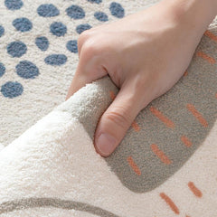 Soft Cashmere Cartoon Area Rug for Bedroom Living Room