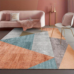 Soft Geometric Area Rug Anti Slip 3.93'x5'