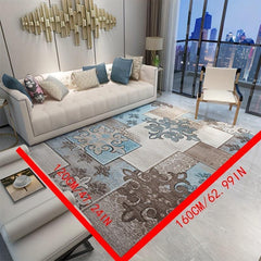 Soft Geometric Area Rug Anti Slip 3.93'x5'