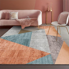Soft Geometric Area Rug Anti Slip 3.93'x5'