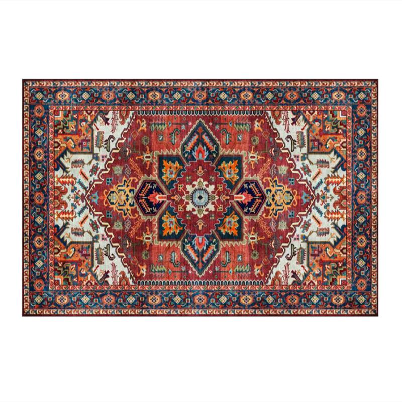 Vintage American Persian Area Rug - Non Slip and Washable