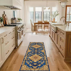 Vintage American Persian Area Rug - Non Slip and Washable