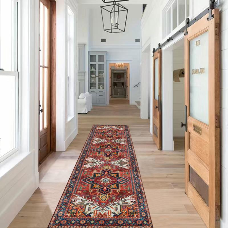 Vintage American Persian Area Rug - Non Slip and Washable
