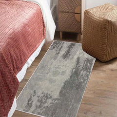 Grey Plush Floor Mat Indoor Mat Living Room Mat Throw Rug Shaggy Mat Non-slip