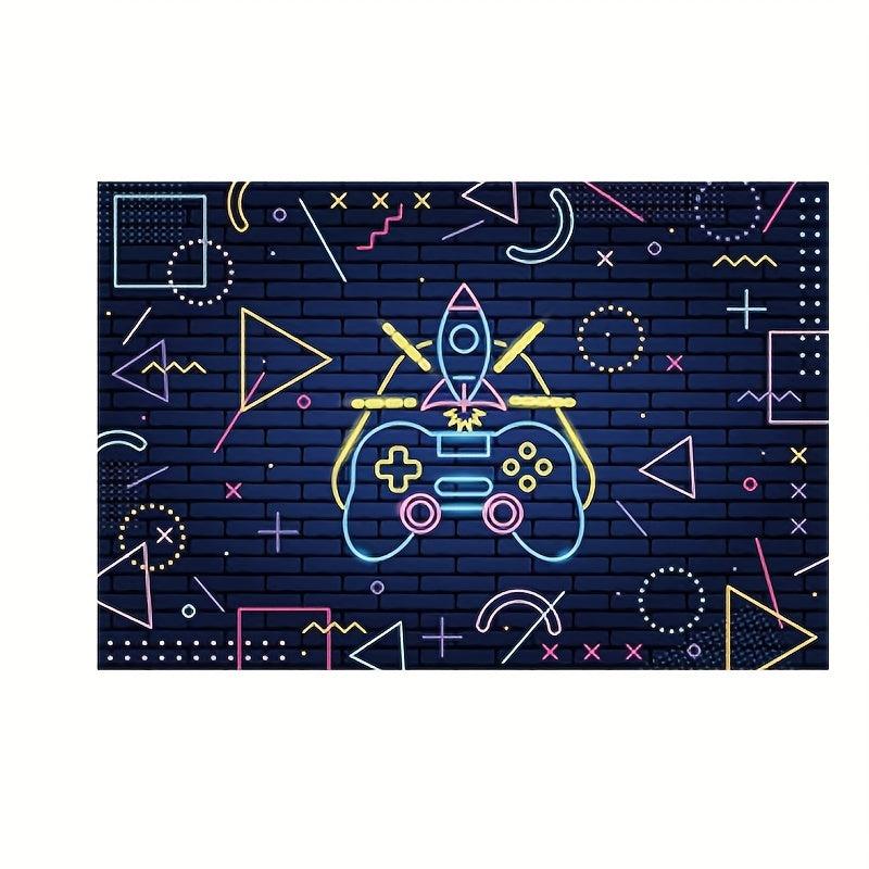 Anti Slip Gamer Carpet for Kids Large Video Gaming Rug Polyester Yoga Mat