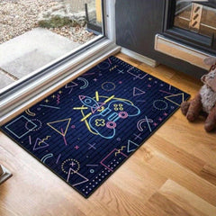Anti Slip Gamer Carpet for Kids Large Video Gaming Rug Polyester Yoga Mat