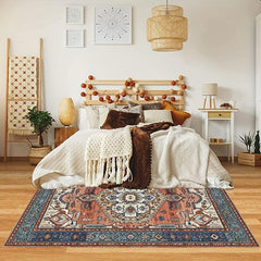 Vintage Boho Area Rug Soft Anti Fatigue & Non Slip