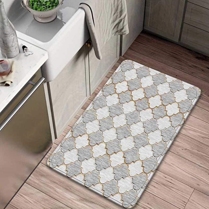 Soft Thickened Kitchen Mat Non slip Waterproof Runner Rug