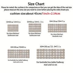 Soft Thickened Kitchen Mat Non slip Waterproof Runner Rug