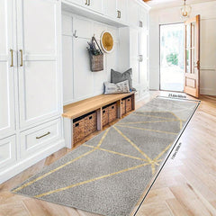 Soft Non Slip Kitchen Rug 2'x10' Oriental Runner Machine Washable