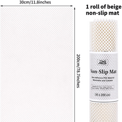 Non Slip Rug Pad for Hardwood and Carpet Anti Skid Mat 11x78 Inches