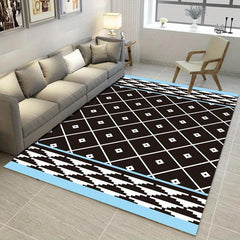 Modern Crystal Velvet Area Rug Soft Non Slip Sofa Floor Mat 47 x 62