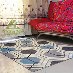 Modern Crystal Velvet Area Rug Soft Non Slip Sofa Floor Mat 47 x 62