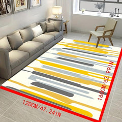 Modern Crystal Velvet Area Rug Soft Non Slip Sofa Floor Mat 47 x 62