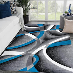 Modern Abstract Rug Soft and Durable TPR Base Material