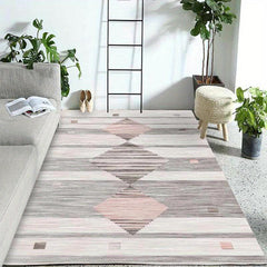 Geometric Area Rug Soft Velvet Carpet
