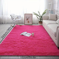 Soft Fluffy Shaggy Area Rug Tie Dyed Perfect Girls Kids Teens Non Slip