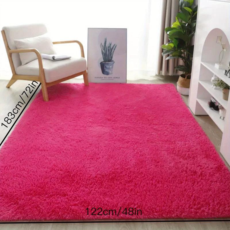 Soft Fluffy Shaggy Area Rug Tie Dyed Perfect Girls Kids Teens Non Slip