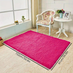Soft Fluffy Shaggy Area Rug Tie Dyed Perfect Girls Kids Teens Non Slip