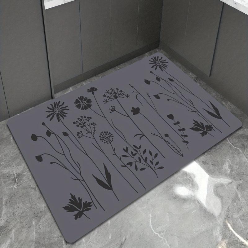 Modern Kitchen Floor Mat Soft Non-slip Waterproof Mat