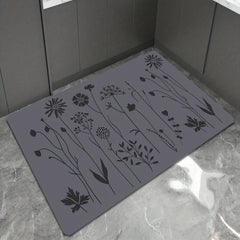 Modern Kitchen Floor Mat Soft Non-slip Waterproof Mat
