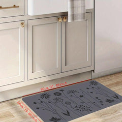Modern Kitchen Floor Mat Soft Non-slip Waterproof Mat