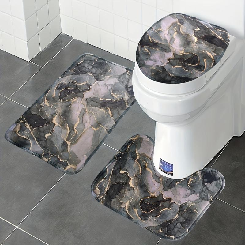 Soft Memory Foam Toilet Mat with Non-Slip Backing