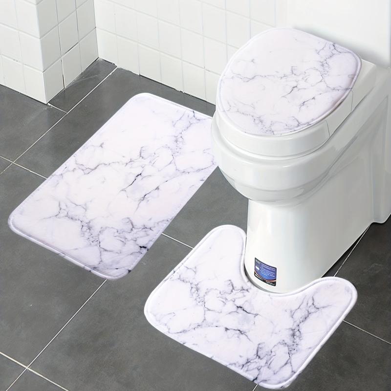 Soft Memory Foam Toilet Mat with Non-Slip Backing