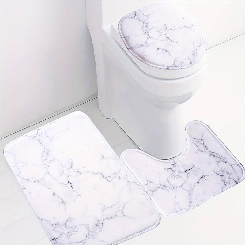 Soft Memory Foam Toilet Mat with Non-Slip Backing