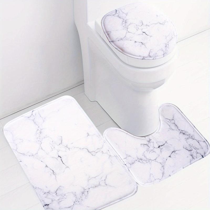 Soft Memory Foam Toilet Mat with Non-Slip Backing