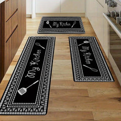 1pc Kitchen Rug My Kitchen Printing Floor Mat