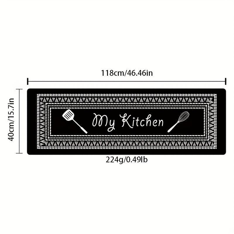 1pc Kitchen Rug My Kitchen Printing Floor Mat