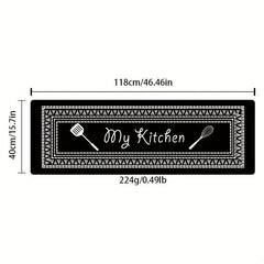 1pc Kitchen Rug My Kitchen Printing Floor Mat
