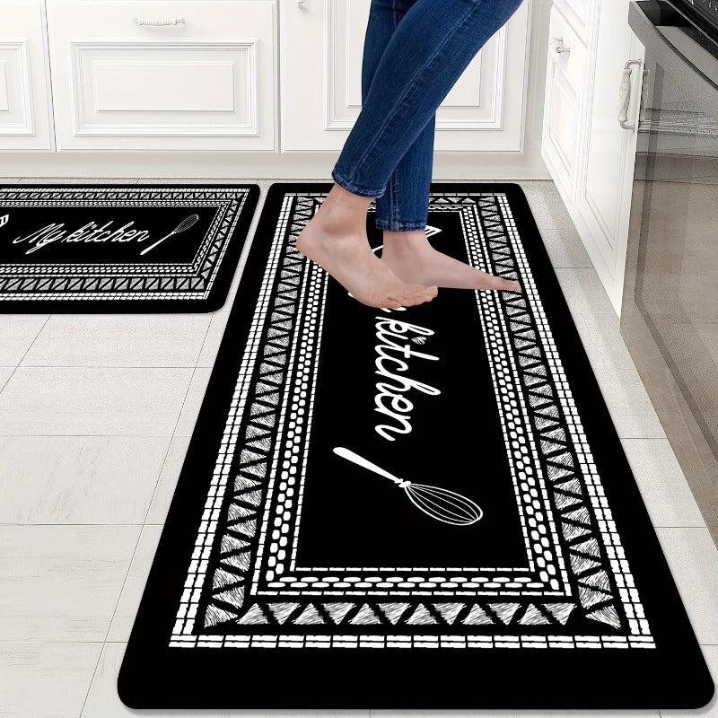 1pc Kitchen Rug My Kitchen Printing Floor Mat