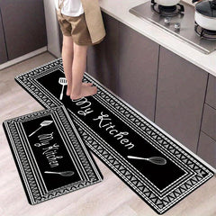 1pc Kitchen Rug My Kitchen Printing Floor Mat